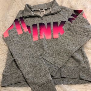 Victoria’s Secret pink quarter zip hoodie